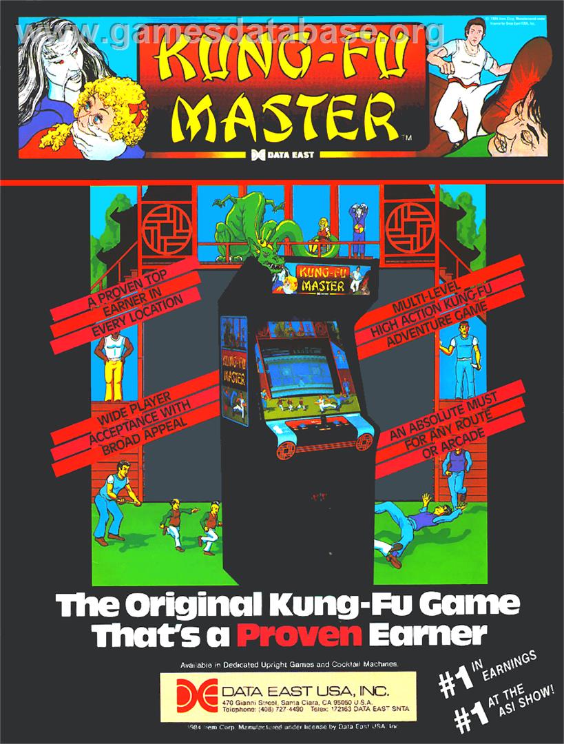 Kung-Fu Master - Atari 2600 - Artwork - Advert