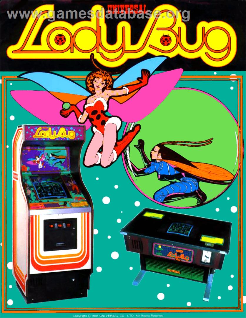 Lady Bug - Coleco Vision - Artwork - Advert