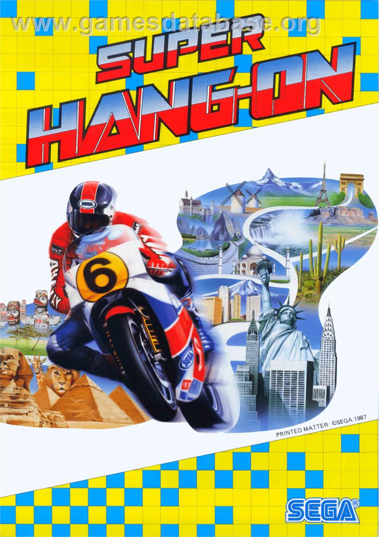 Limited Edition Hang-On - Arcade - Artwork - Advert