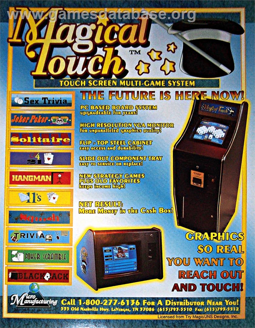 Magical Touch - Arcade - Artwork - Advert