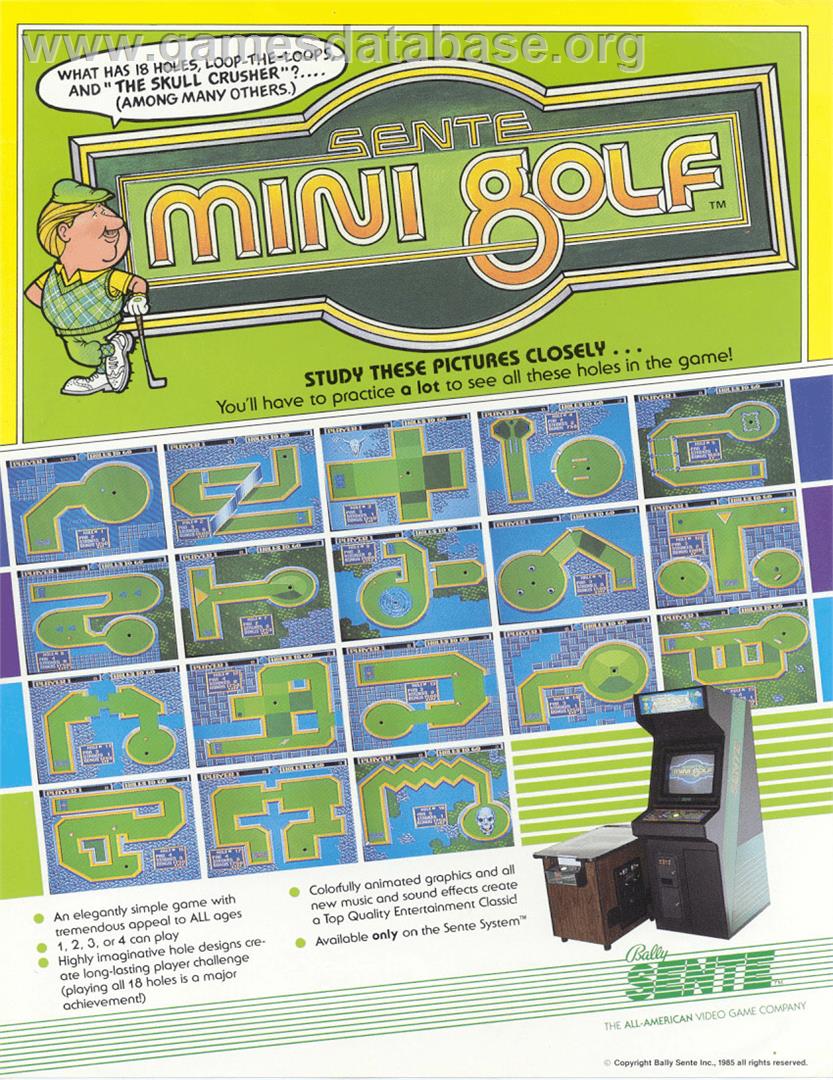 Mini Golf - Arcade - Artwork - Advert