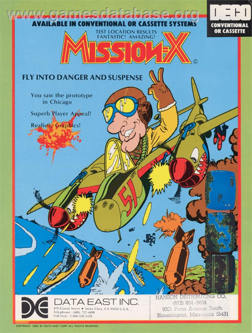 Mission-X - Mattel Intellivision - Artwork - Advert