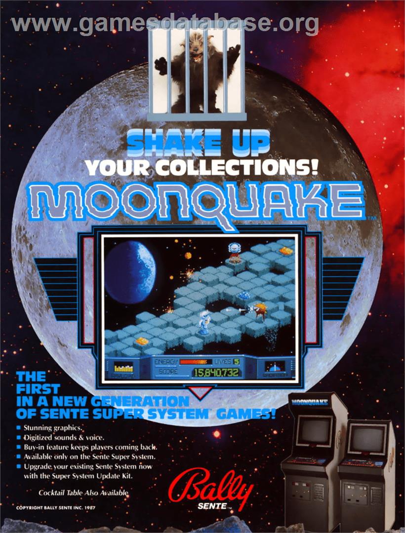 Moonquake - Arcade - Artwork - Advert