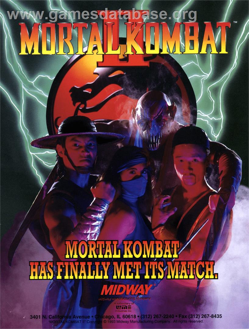 Mortal Kombat II - Sega Game Gear - Artwork - Advert