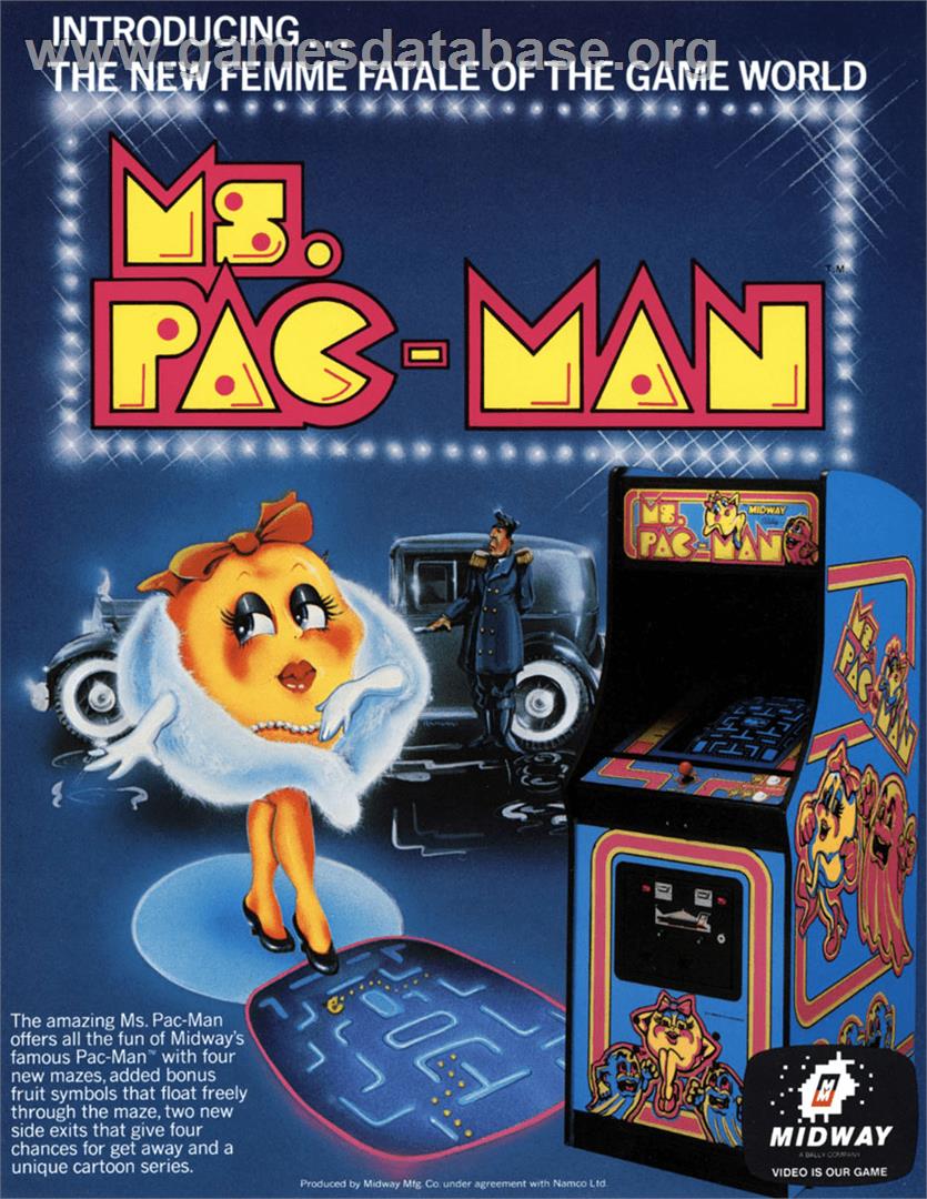 Ms. Pac-Man - Sega Master System - Artwork - Advert