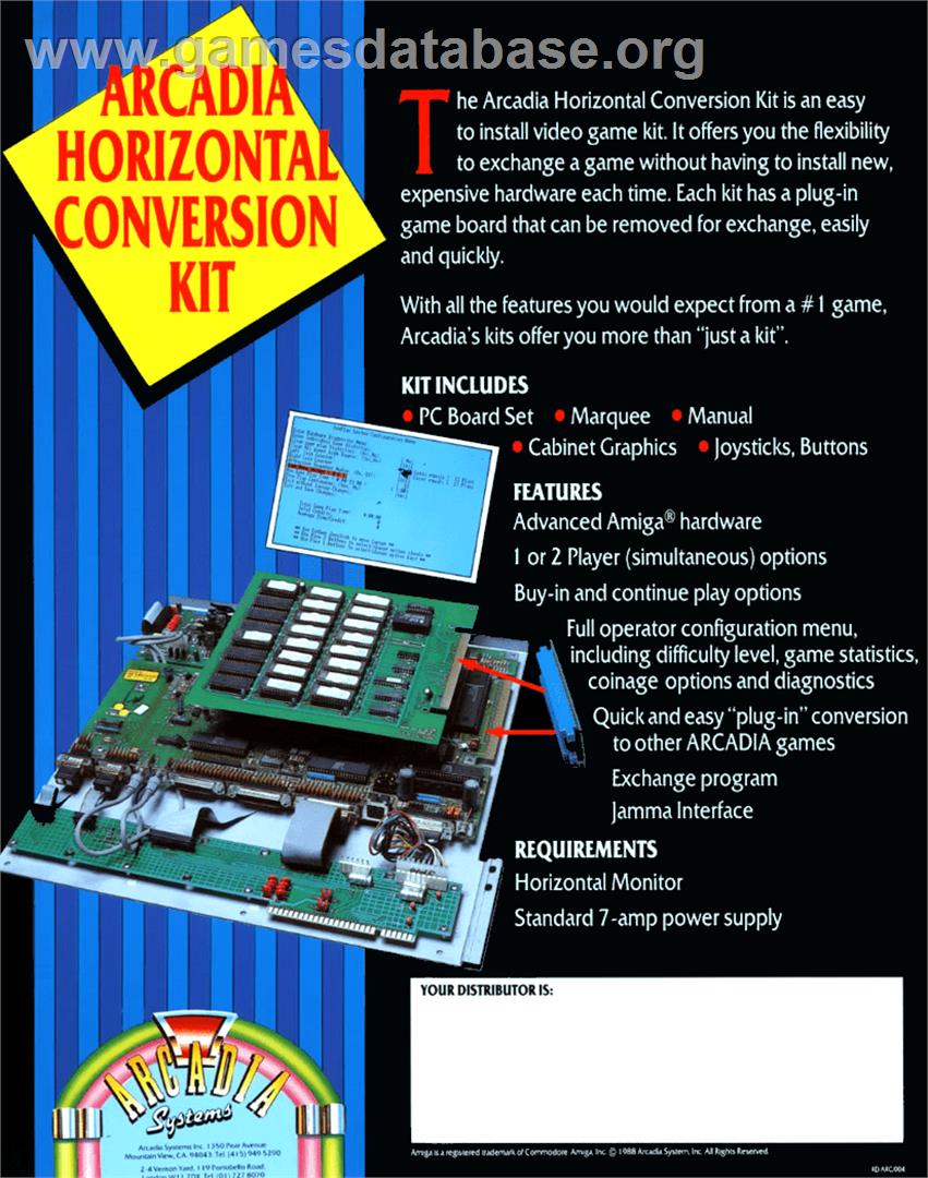 Ninja Mission - Arcade - Artwork - Advert