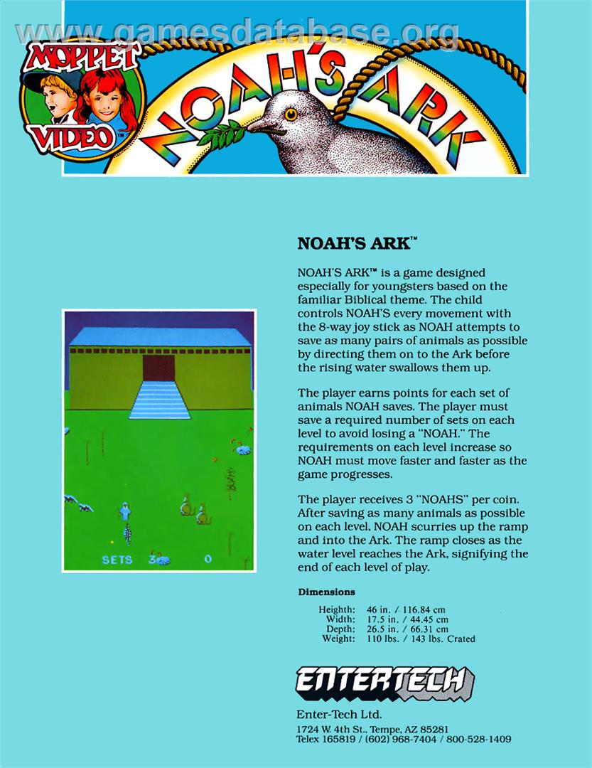 Noah's Ark - Tangerine Oric - Artwork - Advert