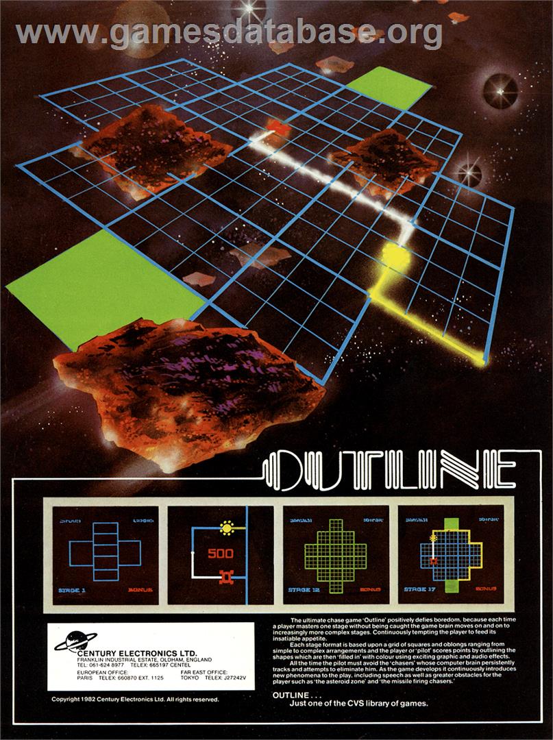 Outline - Arcade - Artwork - Advert