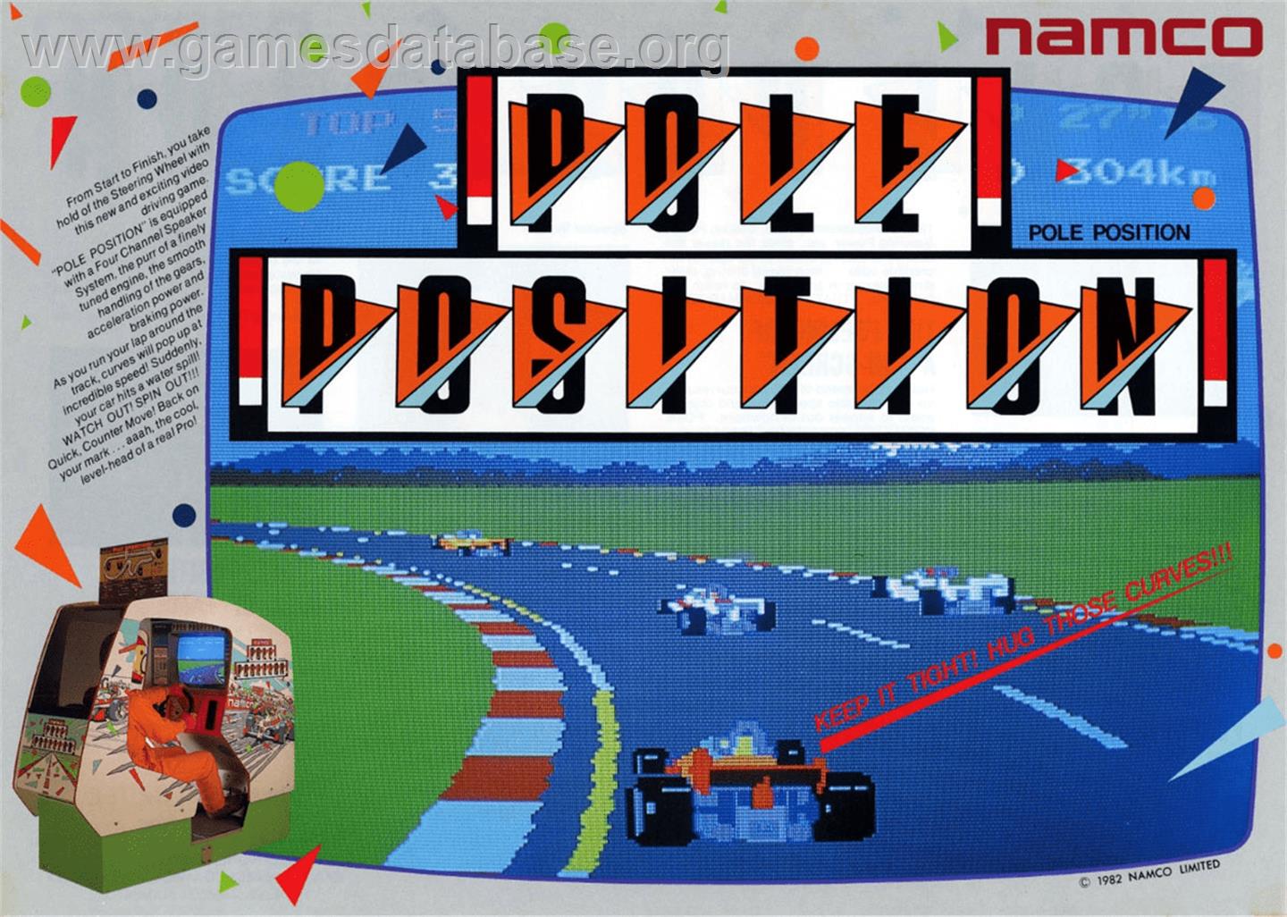 Pole Position - Arcade - Artwork - Advert