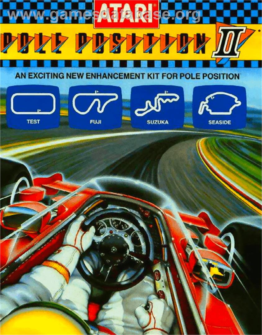 Pole Position II - Epoch Super Cassette Vision - Artwork - Advert