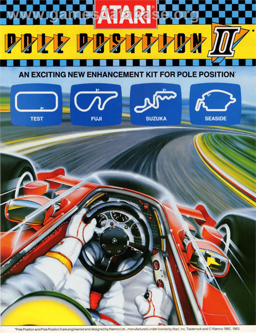 Pole Position II - Arcade - Artwork - Advert