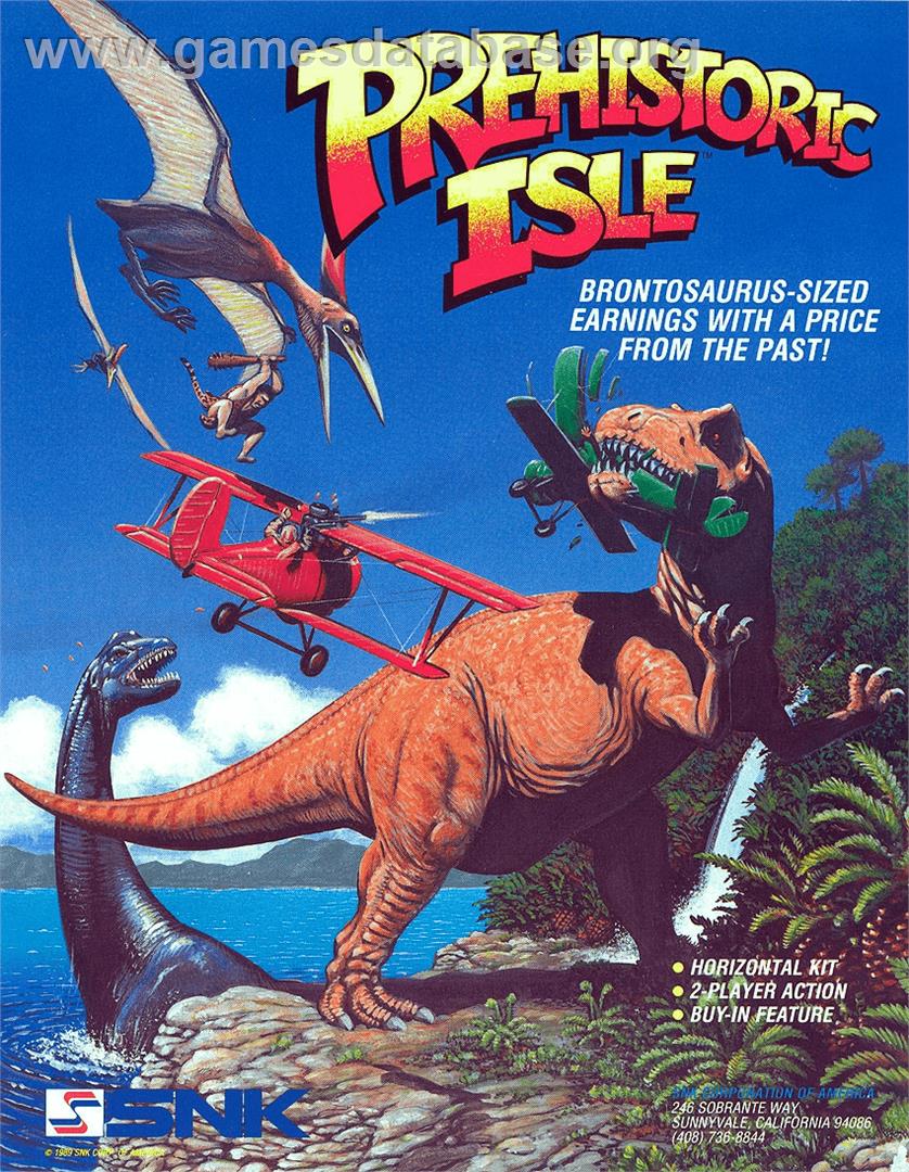 Prehistoric Isle in 1930 - Arcade - Artwork - Advert