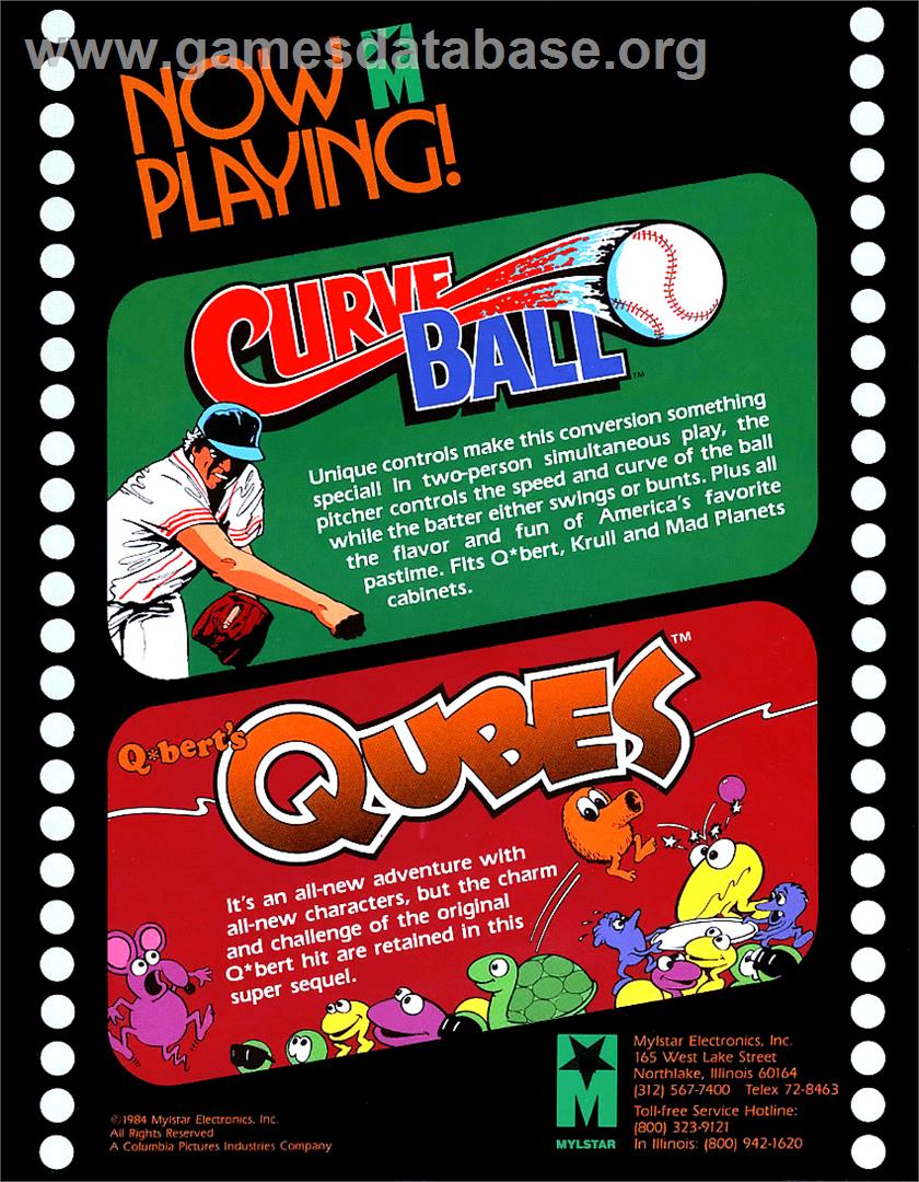 Q*bert's Qubes - Arcade - Artwork - Advert