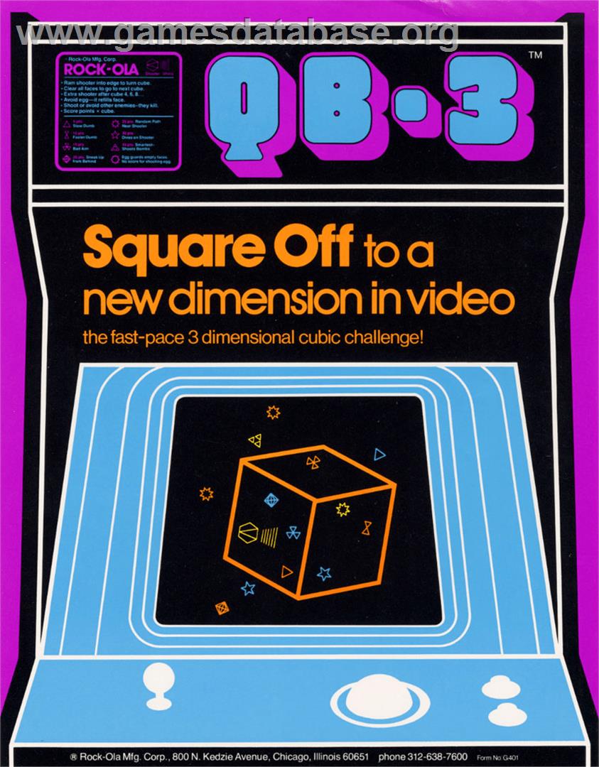 QB-3 - Arcade - Artwork - Advert