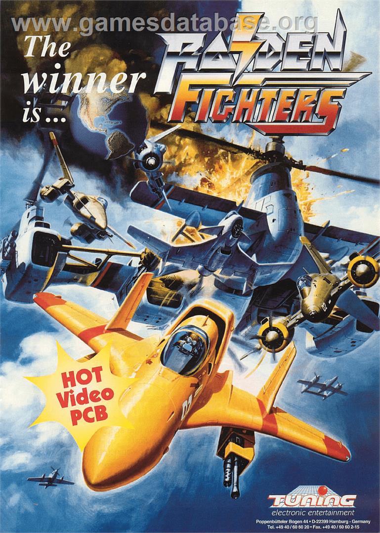 Raiden Fighters 2 - Arcade - Artwork - Advert