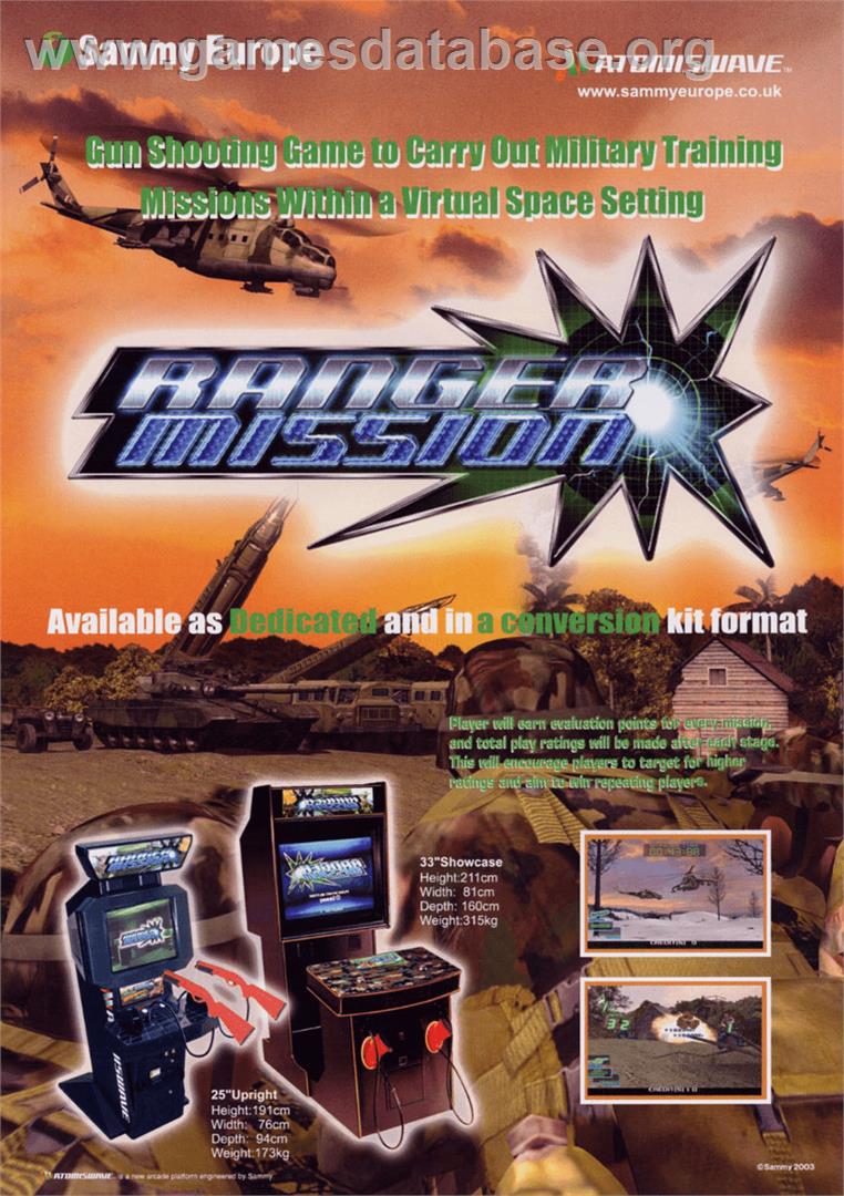 Ranger Mission - Arcade - Artwork - Advert