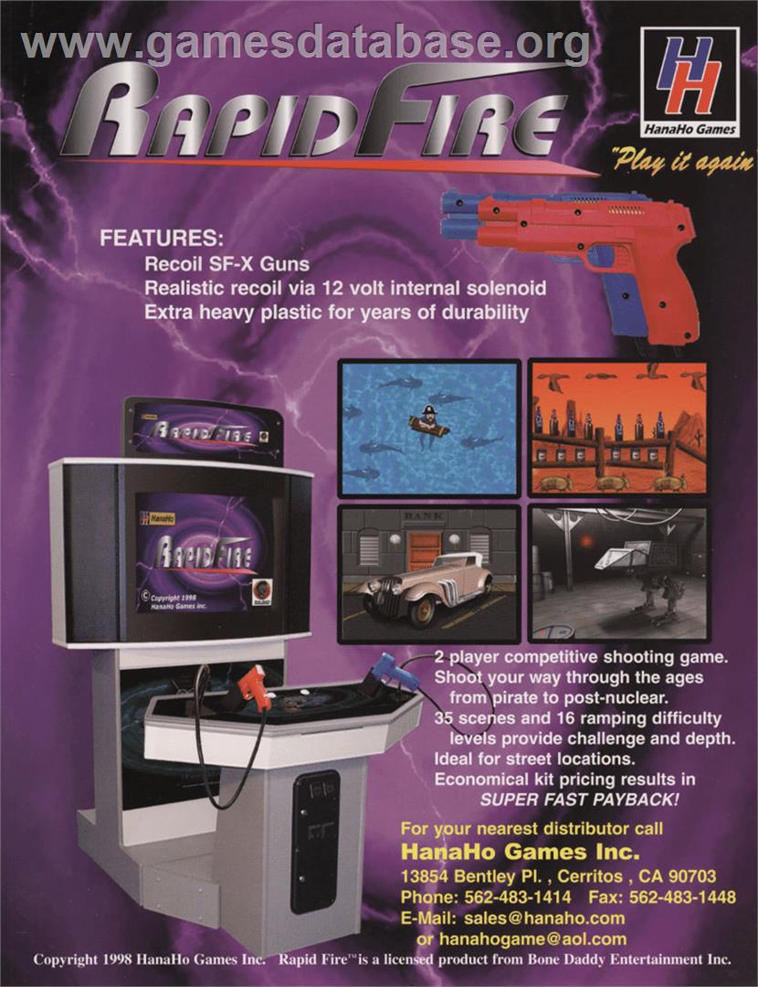 Rapid Fire v1.0 - Arcade - Artwork - Advert