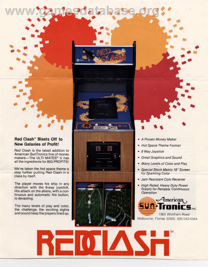 Red Clash - Arcade - Artwork - Advert