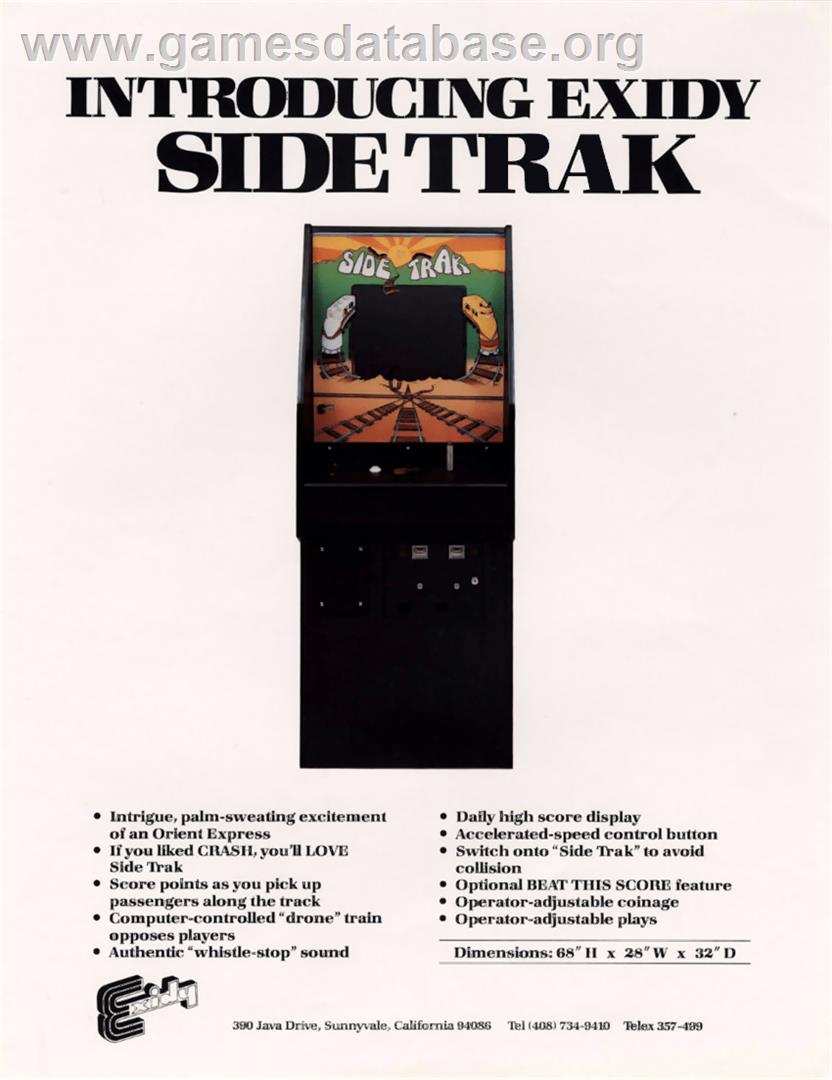 Side Track - Arcade - Artwork - Advert