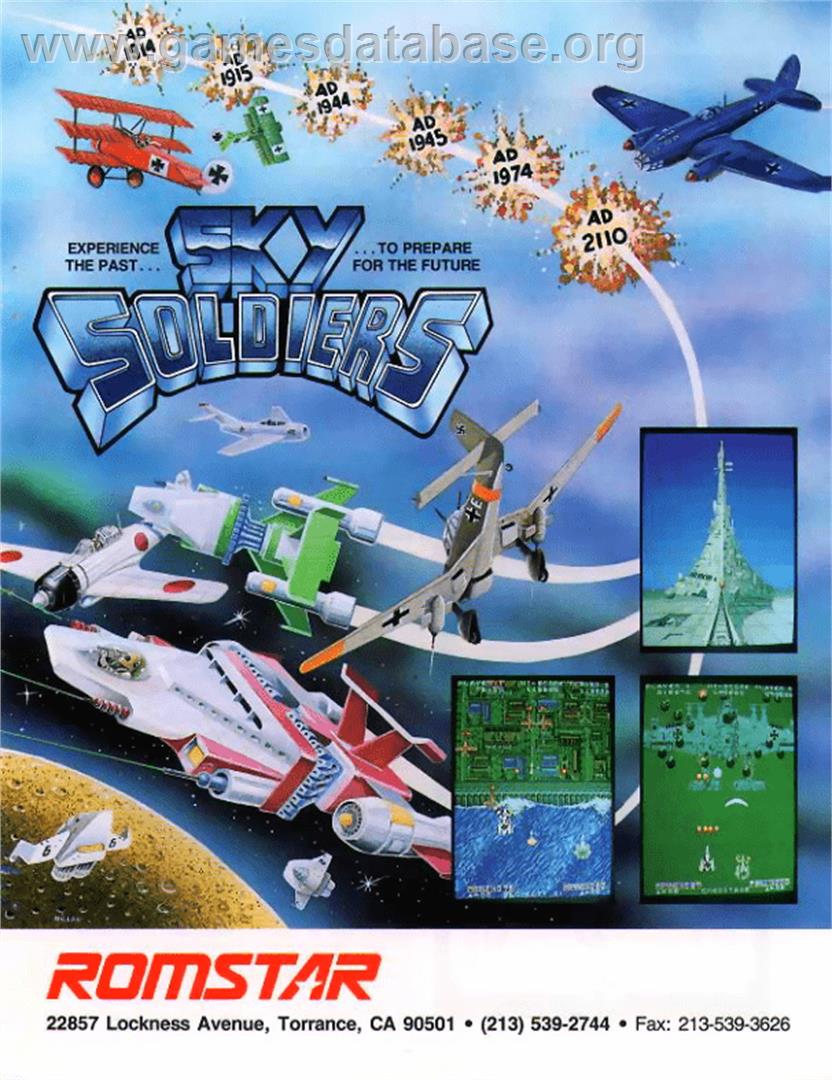 Sky Soldiers - Arcade - Artwork - Advert