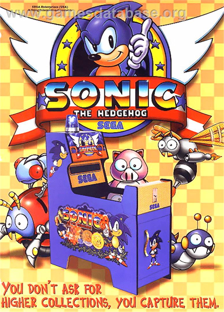 Sonic The Hedgehog - Sega Master System - Artwork - Box