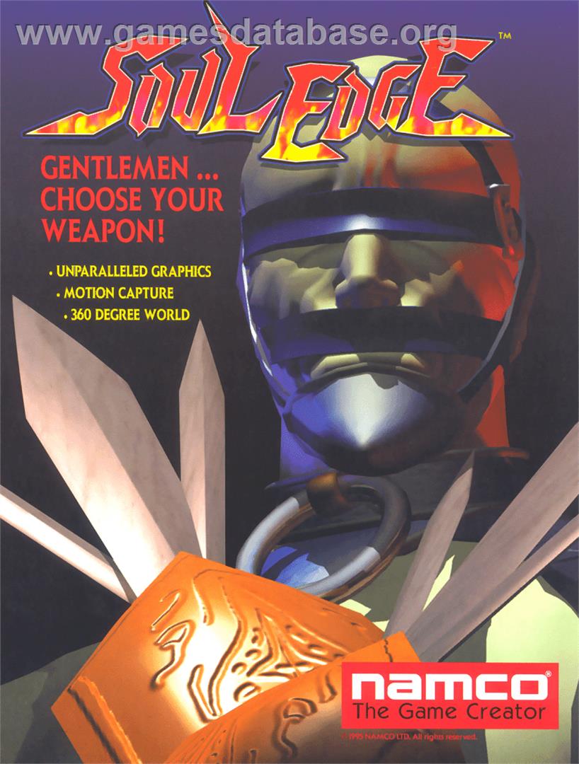 Soul Edge - Arcade - Artwork - Advert