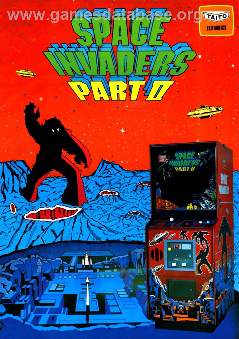 Space Invaders Part II - Arcade - Artwork - Advert