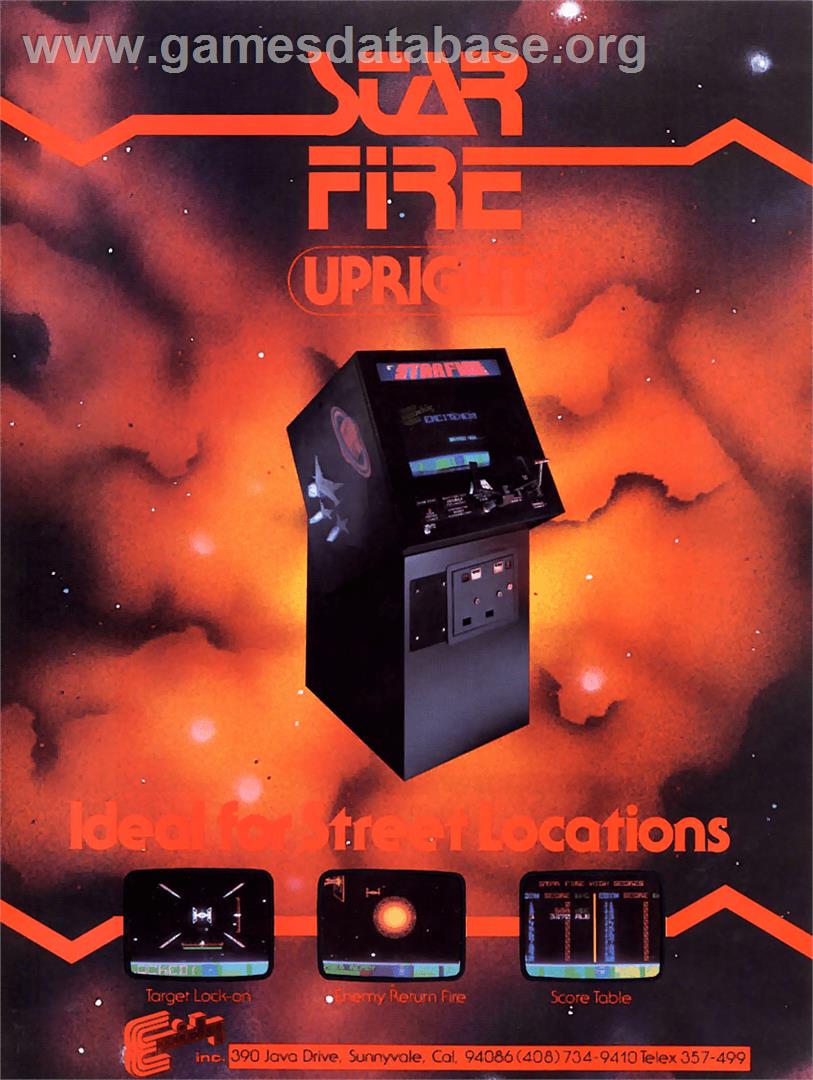 Star Fire - Arcade - Artwork - Advert