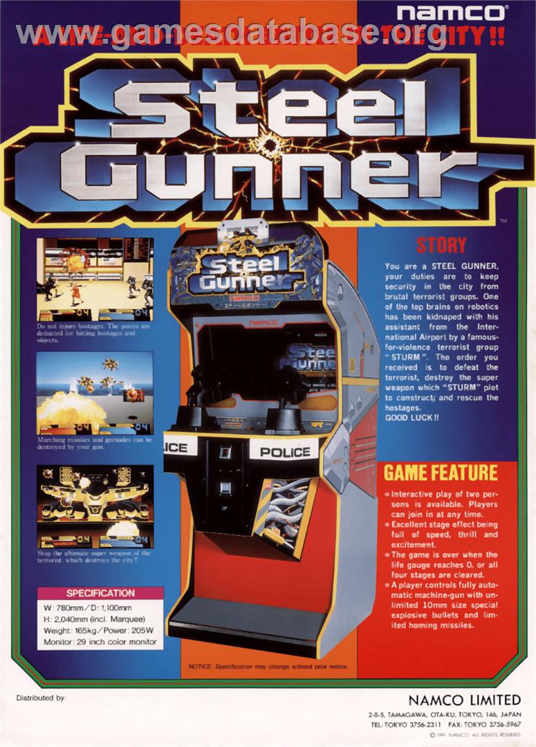 Steel Gunner - Arcade - Artwork - Advert