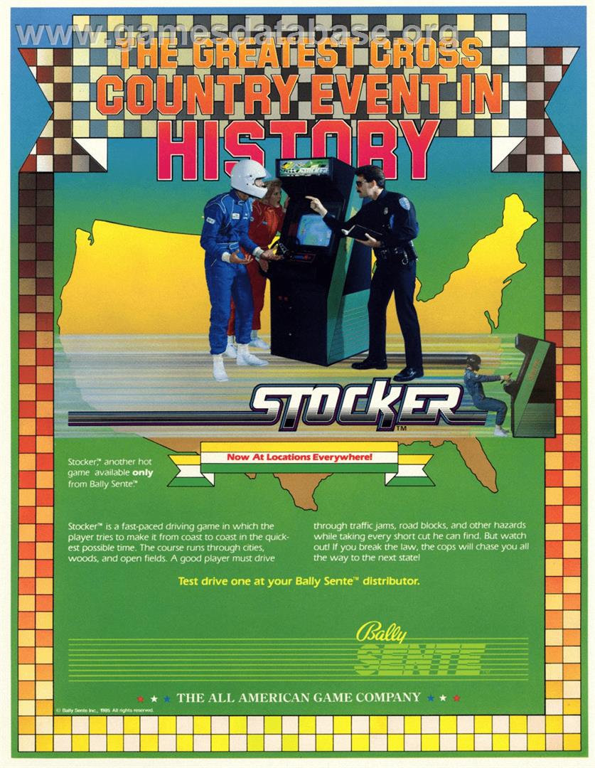 Stocker - Arcade - Artwork - Advert