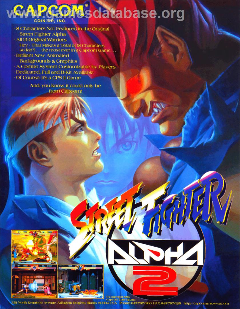 Street Fighter Alpha 2 - Sony Playstation - Artwork - Advert