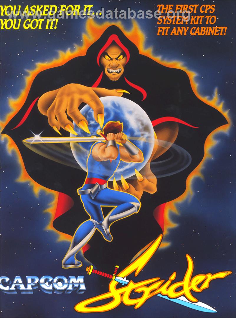 Strider Hiryu - Arcade - Artwork - Advert