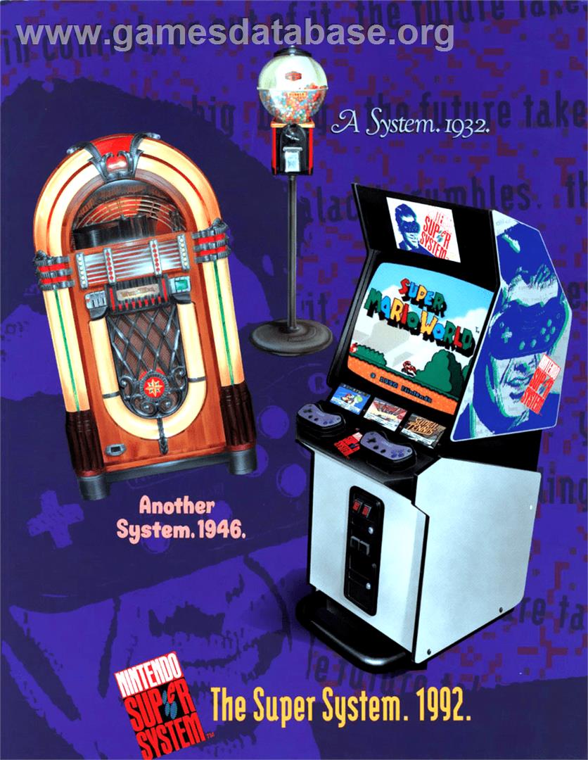 Super Mario World - Arcade - Artwork - Advert