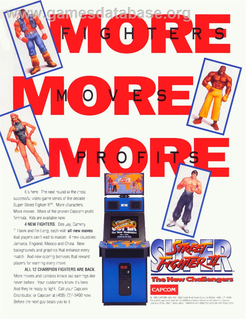 Super Street Fighter II: The New Challengers - Arcade - Artwork - Advert