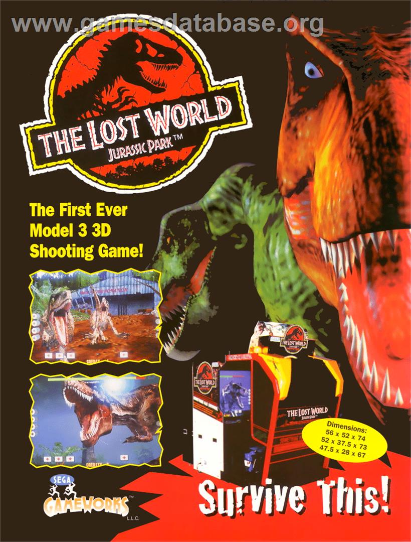 The Lost World - Sega Model 3 - Artwork - Advert