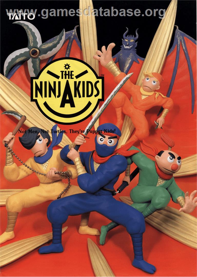 The Ninja Kids - Arcade - Artwork - Advert