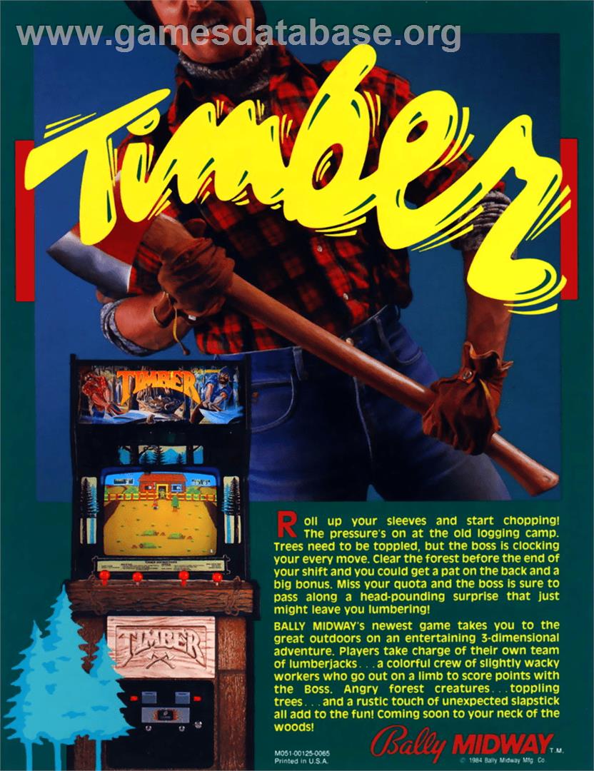 Timber - Arcade - Artwork - Advert