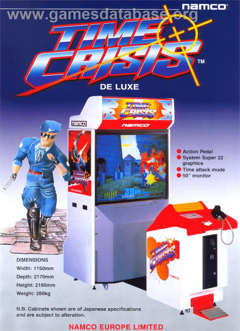 Time Crisis - Arcade - Artwork - Advert