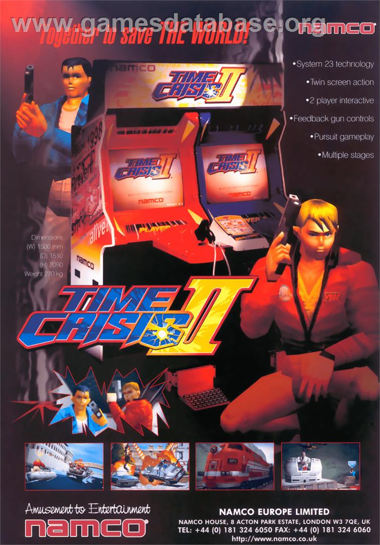 Time Crisis 2 - Arcade - Artwork - Advert