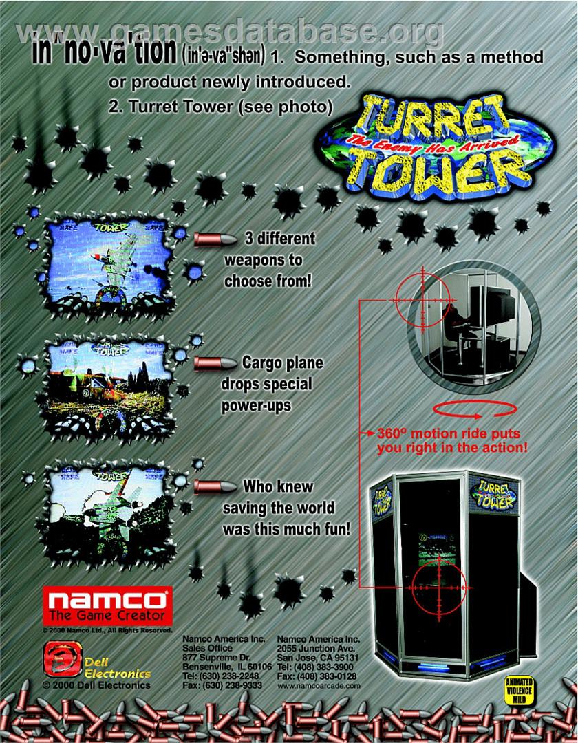 Turret Tower - Arcade - Artwork - Advert