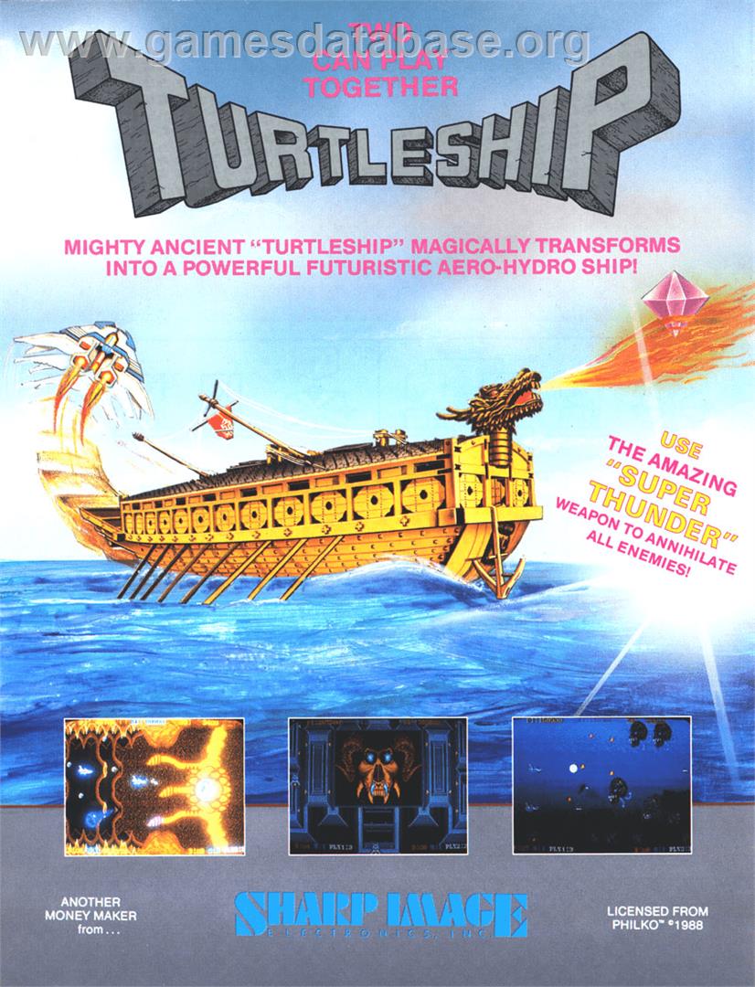 Turtle Ship - Arcade - Artwork - Advert