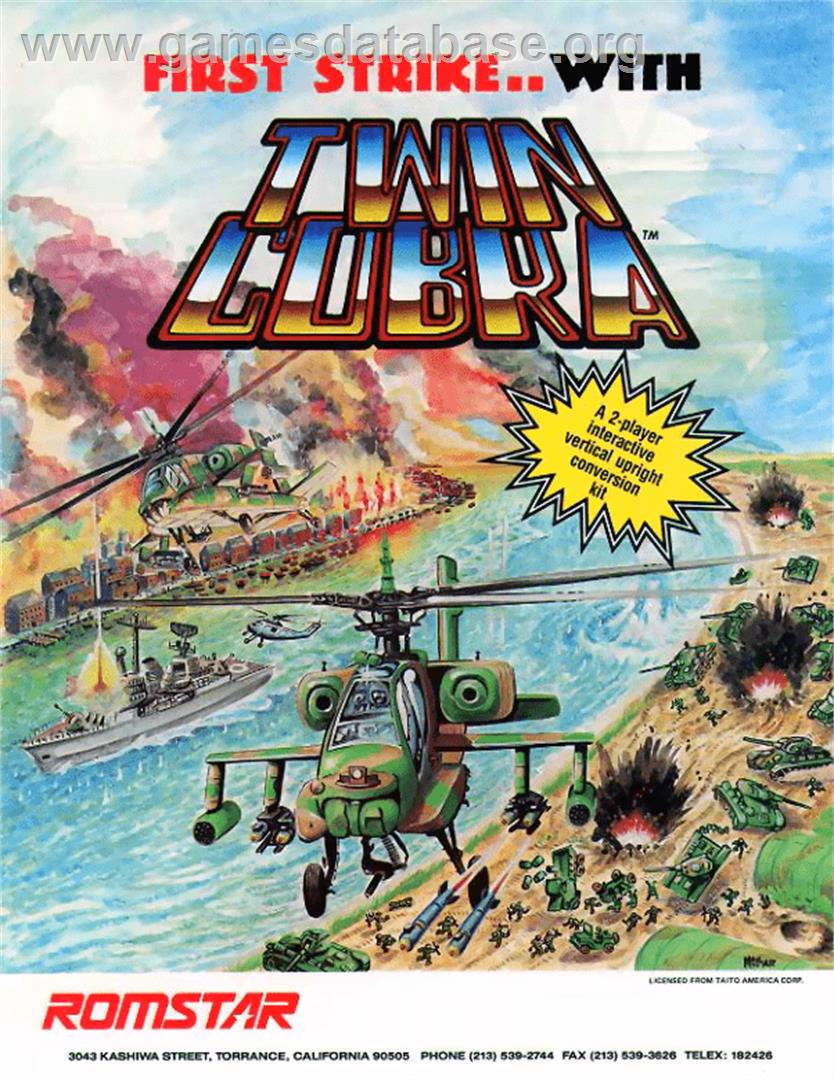 Twin Cobra - Arcade - Artwork - Advert