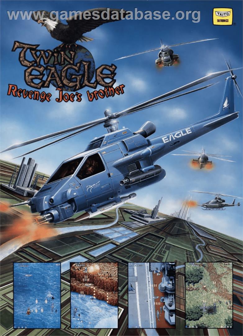 Twin Eagle - Revenge Joe's Brother - Arcade - Artwork - Advert