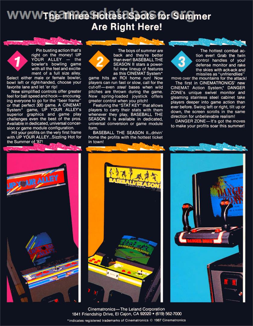 Up Your Alley - Arcade - Artwork - Advert