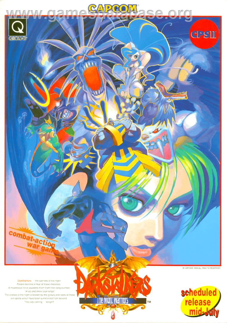 Vampire: The Night Warriors - Arcade - Artwork - Advert