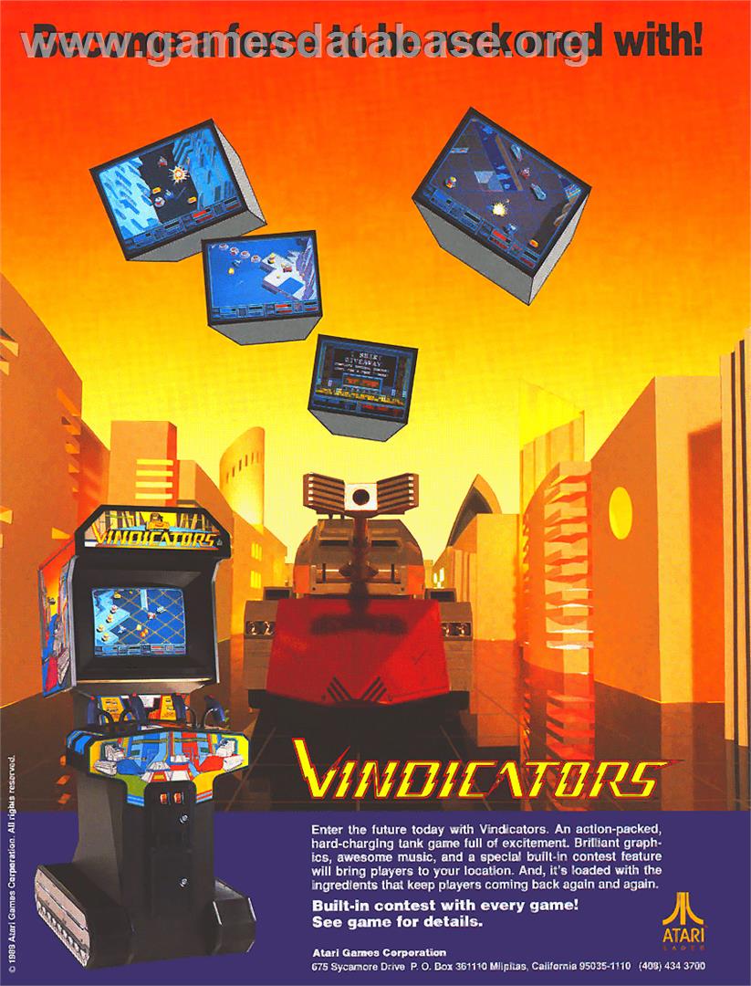 Vindicators - Arcade - Artwork - Advert