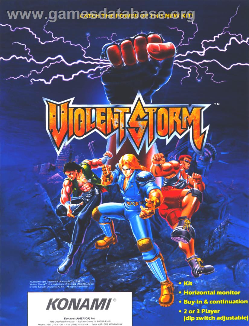 Violent Storm - Arcade - Artwork - Advert