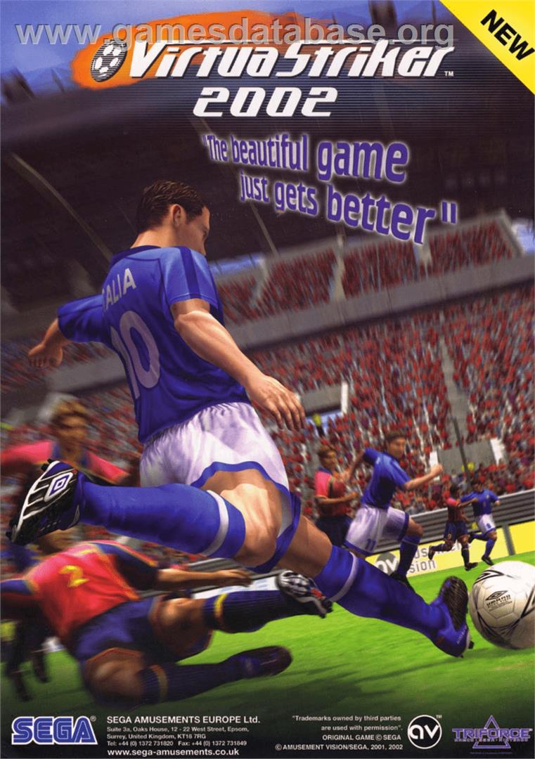 Virtua Striker 2002 - Arcade - Artwork - Advert