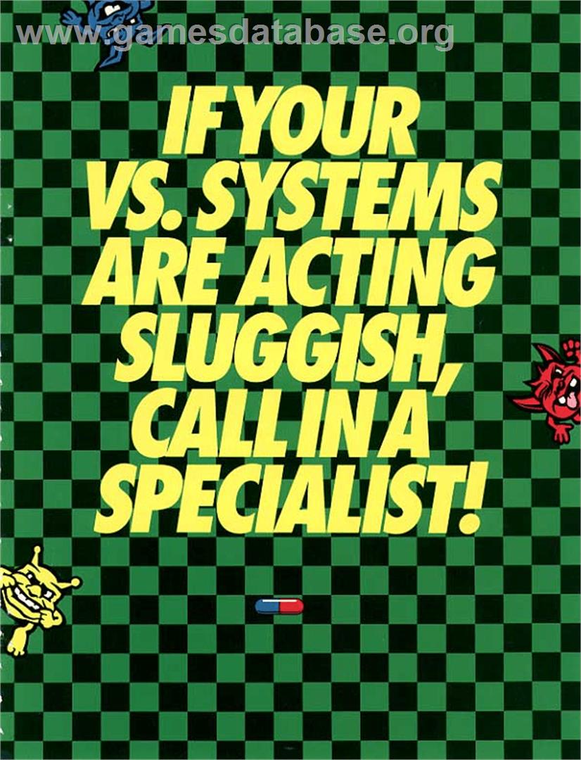 Vs. Dr. Mario - Nintendo Arcade Systems - Artwork - Advert