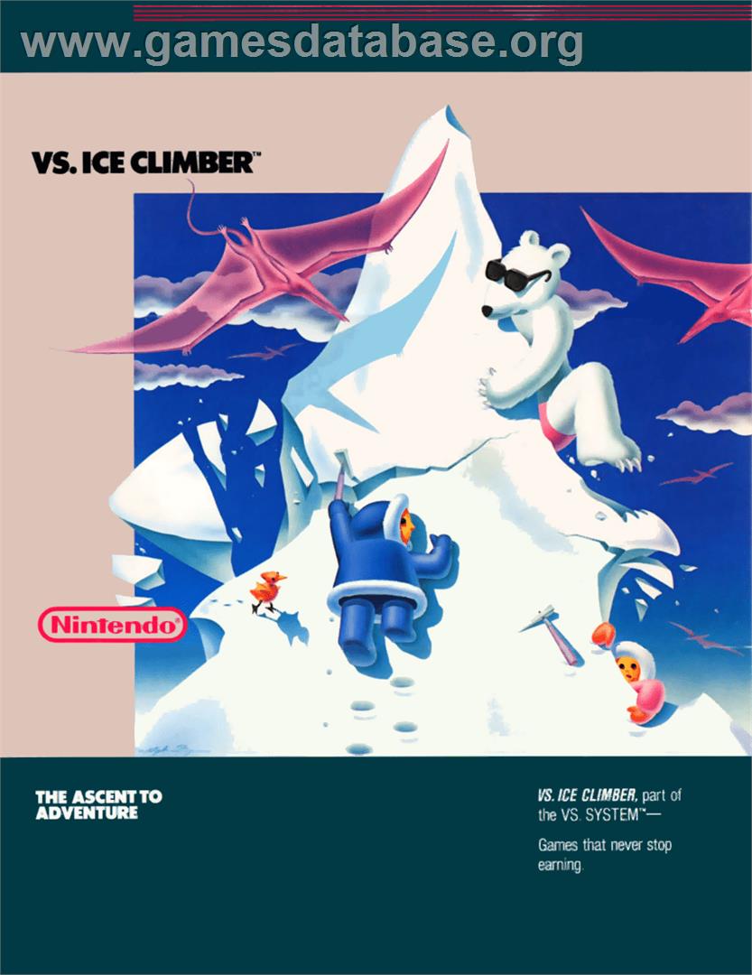 Vs. Ice Climber - Nintendo Arcade Systems - Artwork - Advert